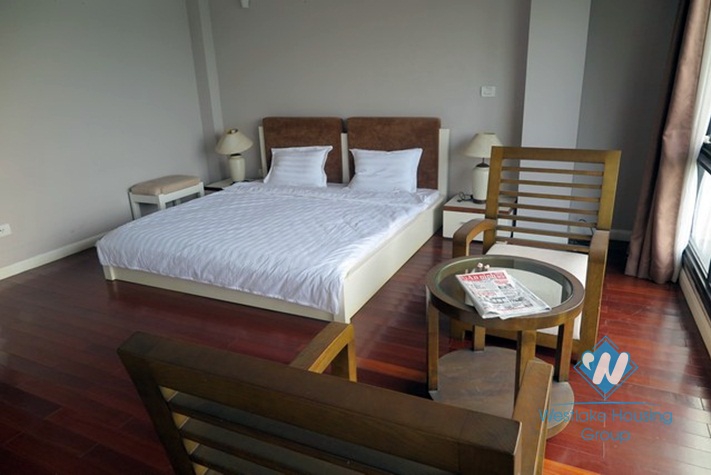 Beautiful house with lake view for rent in Tay Ho, Hanoi 